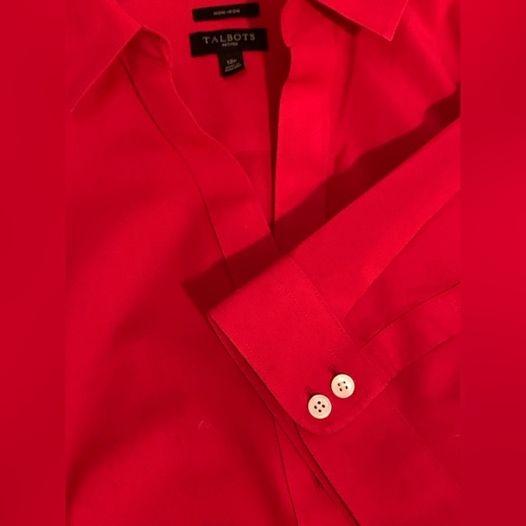 Talbots Half Sleeve Button Up - Picture 7 of 7